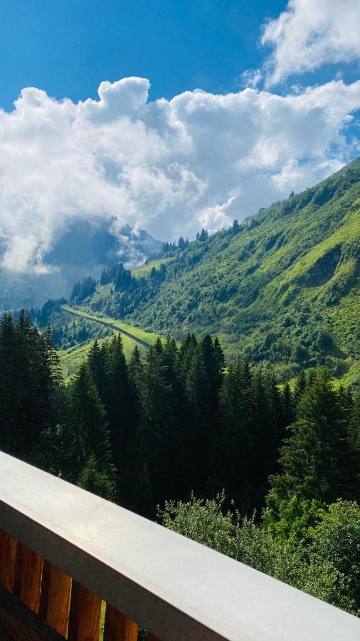 Hotel Garni Enzian Damuels Bagian luar foto