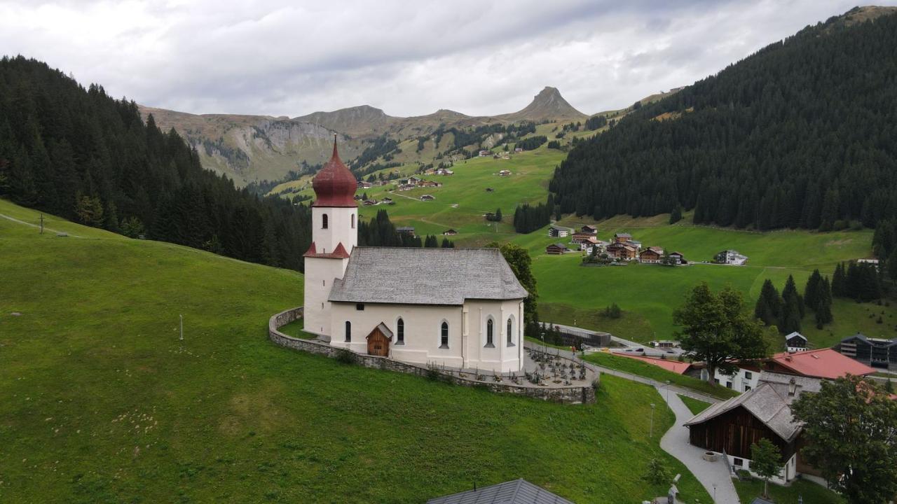 Hotel Garni Enzian Damuels Bagian luar foto