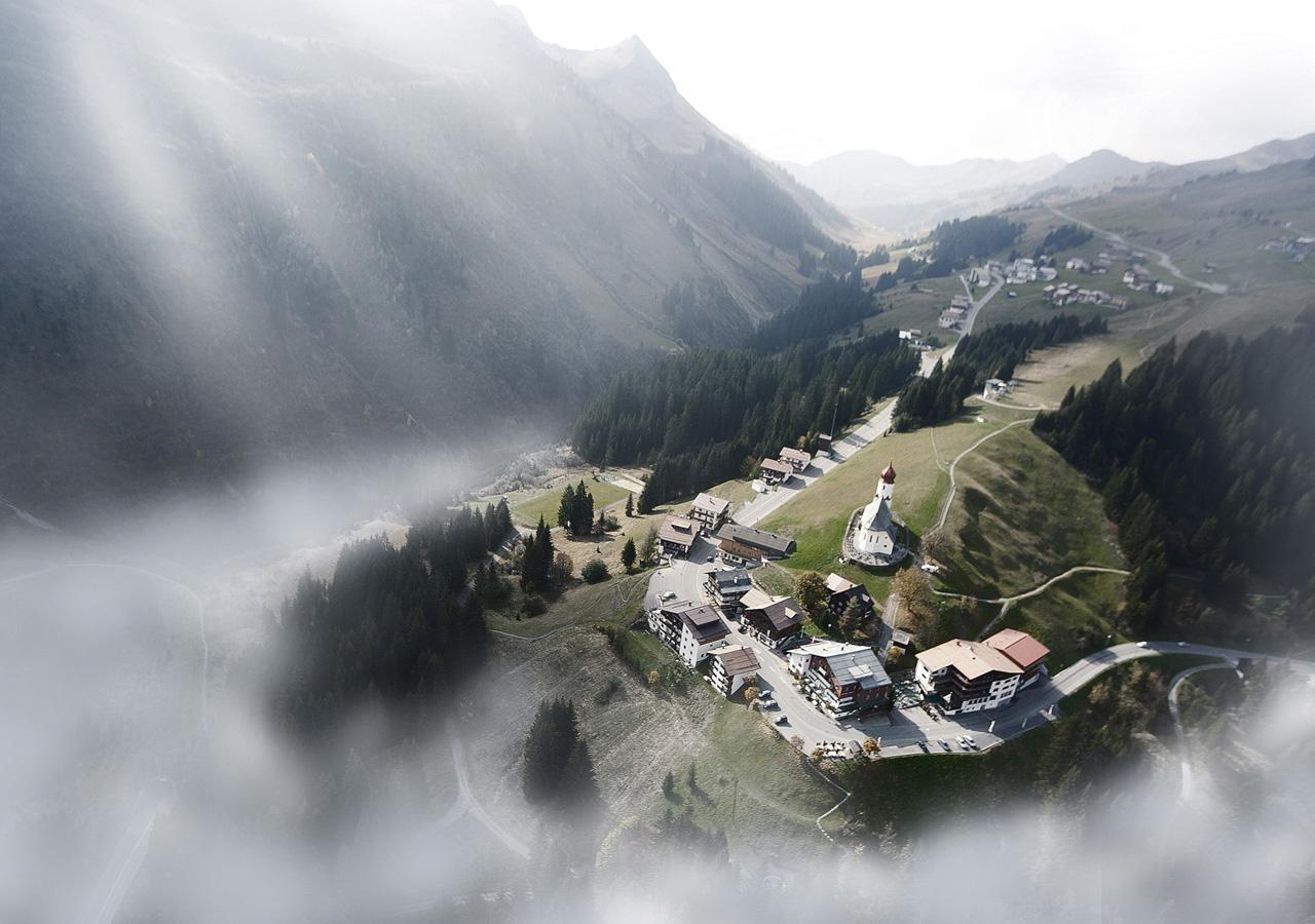 Hotel Garni Enzian Damuels Bagian luar foto
